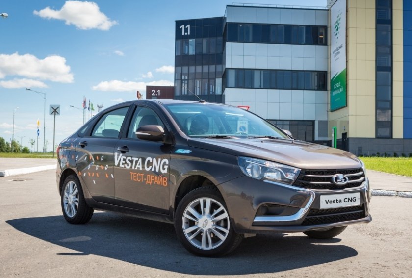 LADA Vesta CNG - началось серийное производство битопливной версии автомобиля